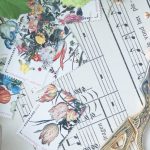 Serbian Music - Styled Romantic Scene with music sheets