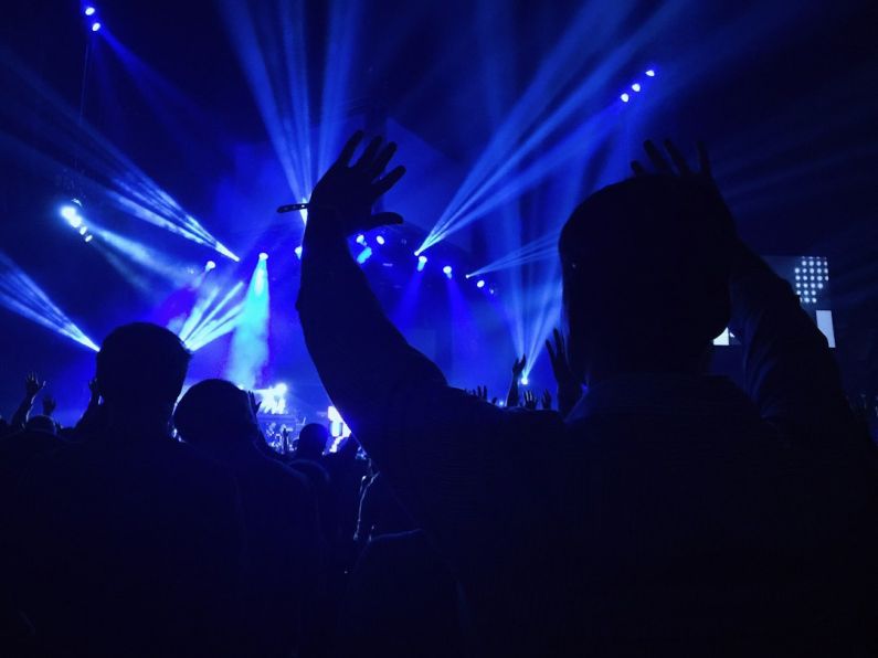 Belgrade Concert - group of people standing inside dome watching concert