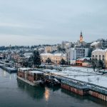 Belgrade Landmarks - city buildings near body of water during daytime