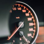 Belgrade Car Rental - closeup photo of black analog speedometer